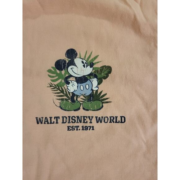 Disney Mickey Mouse Short Sleeve T Mens Size Med. Graphic Front And Back - Picture 1 of 4